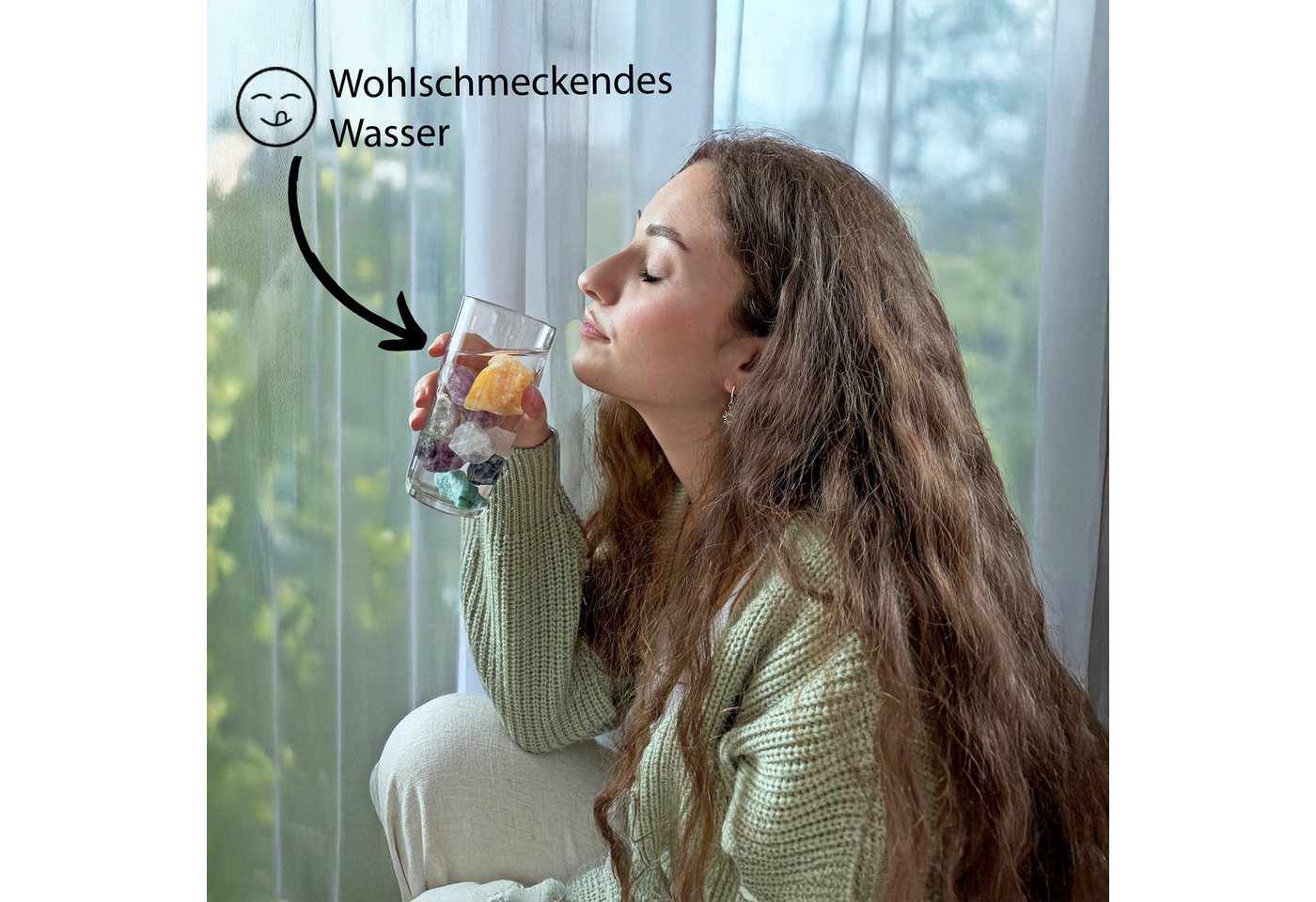 Lebensquelle Plus Edelstein Wassersteine Premium Mischung #1, 10 beliebte Natursteine für Edelste – Bild 5 von 5