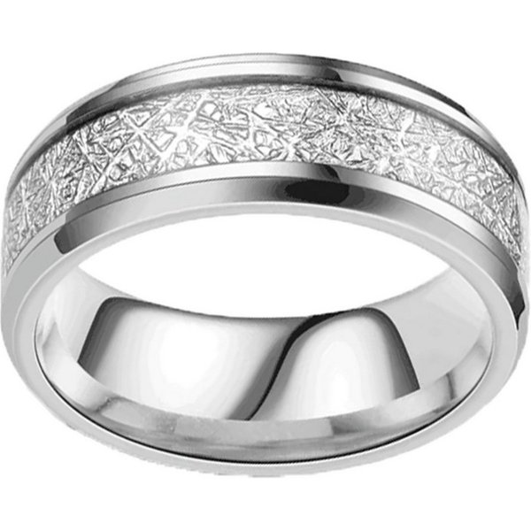 Lebensquelle Plus Fingerring Edelstahl Ring Silber – Schlichter Unisex Ring, poliert