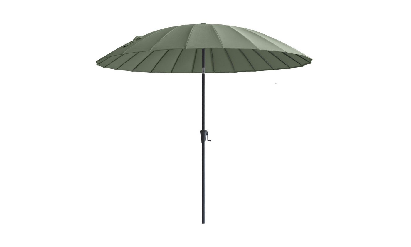 Leco Sonnenschirm Shanghai Sonnenschirm Balkonschirm Terrassenschirm Schirm, LxB: 250x260 cm, Kurbelbedienung, Abknickfunktion / Neigungsverstellung – Bild 2 von 5