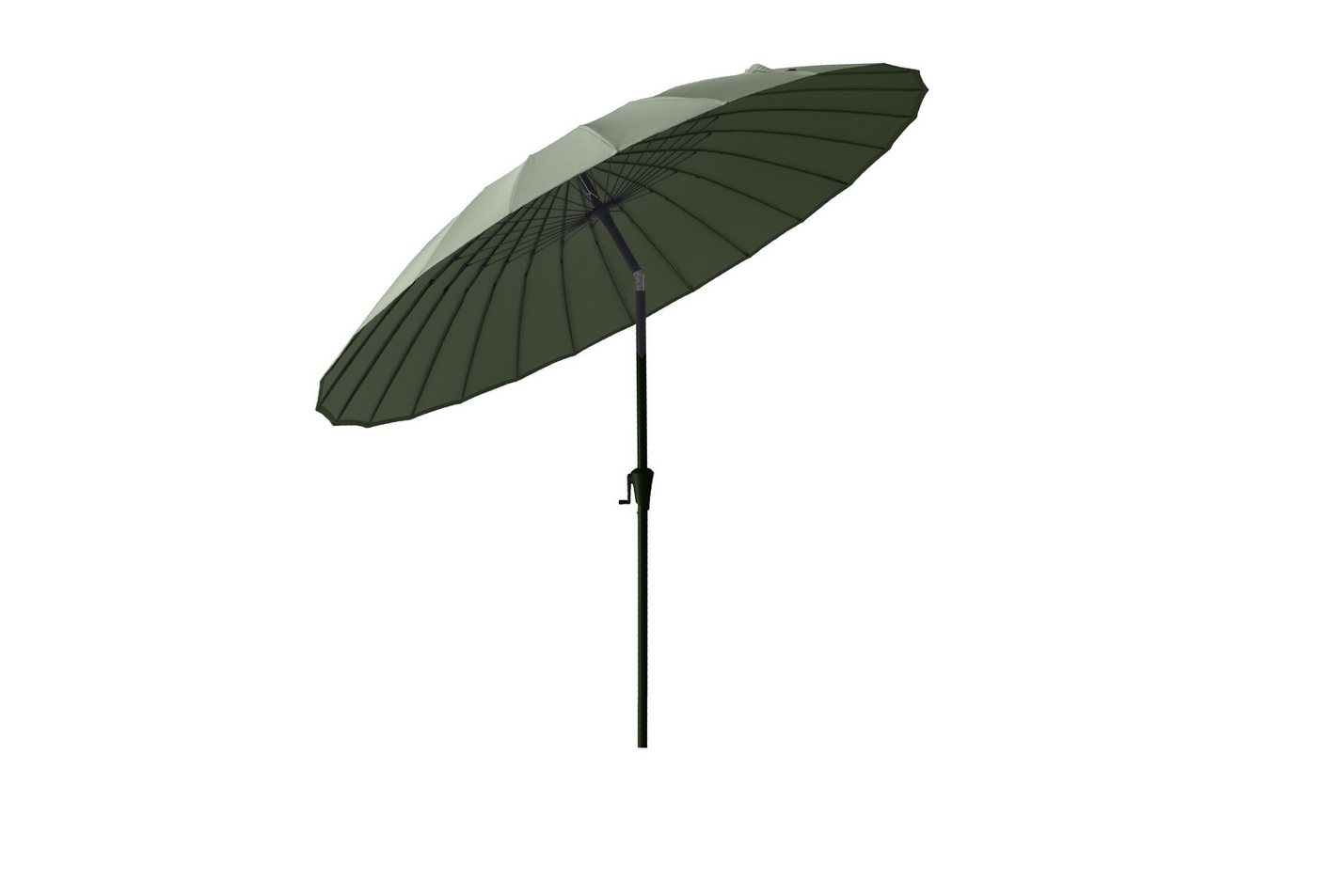 Leco Sonnenschirm Shanghai Sonnenschirm Balkonschirm Terrassenschirm Schirm, LxB: 250x260 cm, Kurbelbedienung, Abknickfunktion / Neigungsverstellung – Bild 4 von 5