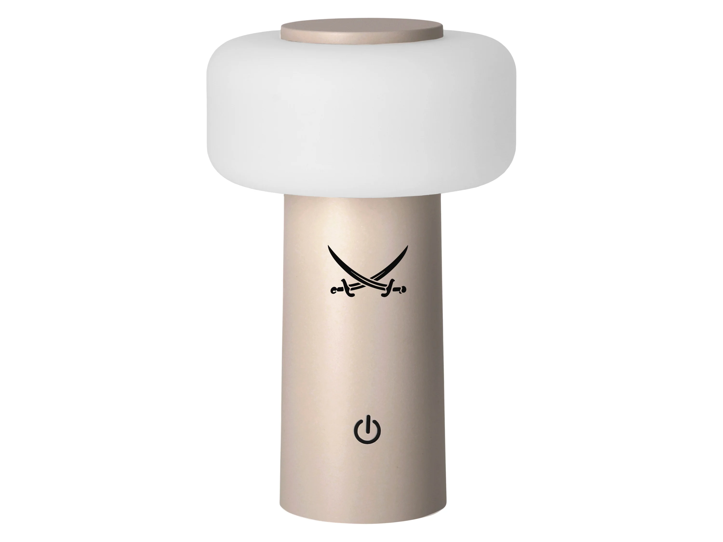 LED-Akku-Tischleuchte (Beige) – Bild 2 von 4