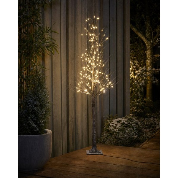 Northpoint LED Baum Northpoint LED-Baum 150 cm 240 LEDs mit Timer & Schnee