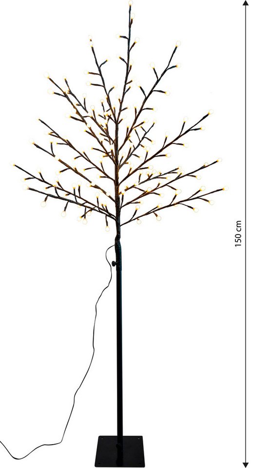 Northpoint LED Baum Northpoint LED Baum 150 cm, 150 LEDs warmweiß, Timer – Bild 2 von 5