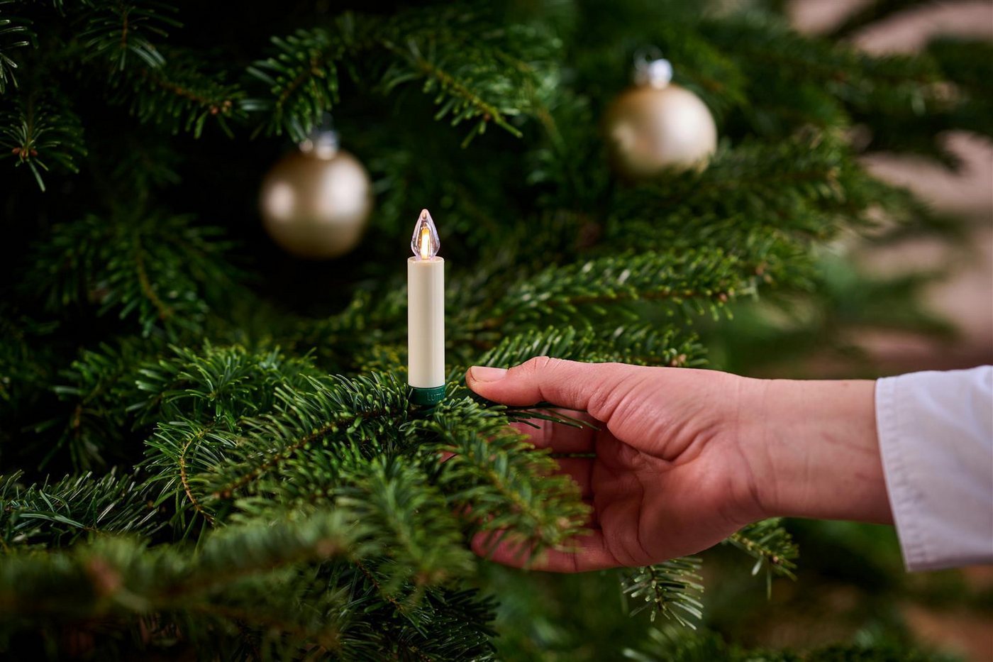 lumix LED-Christbaumkerzen LUMIX SuperLight Flame Mini Basis – Bild 4 von 5