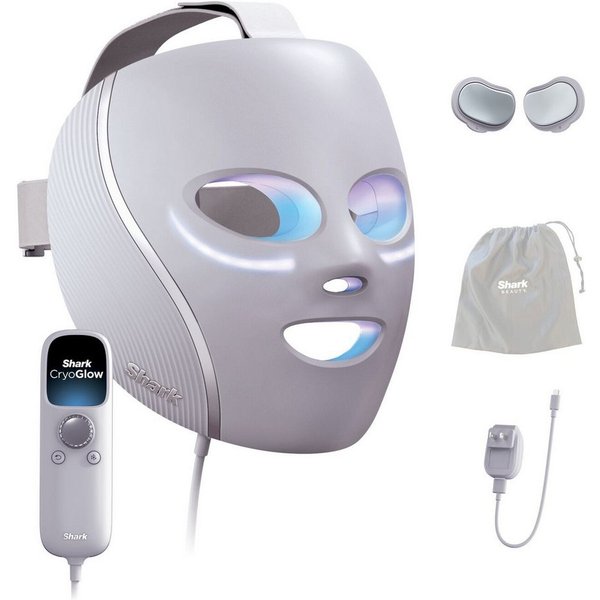 Shark LED-Gesichtsmaske Shark CryoGlow LED-Maske + Kühlung der Augenpartie FW312EUPL, CryoGlow - unsere neue medizinisch zertifizierte Innovation
