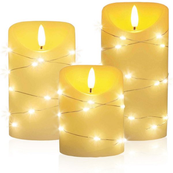 LED Universum LED-Kerze Kunststoff, Kerze, kaltweiß, IP20, Design-Stil, Niedervolt (ja)