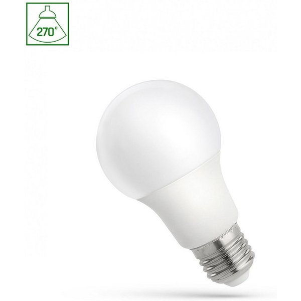 Spectrum LED-Leuchtmittel Spectrum LED E27 A60 Birnenform 9W 270° 820lm 230V Neutralweiß 4000K, E27, Neutralweiß