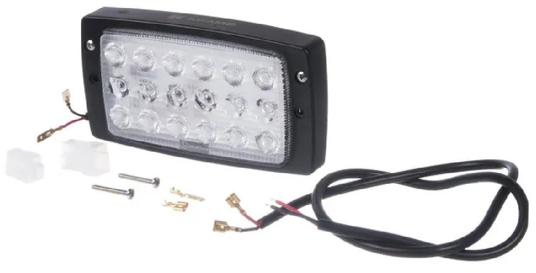 Kramp LED Scheinwerfer Kramp LED Arbeitsscheinwerfer 27W 3375lm Einbau Kabinendach LA80300 – Bild 2 von 5