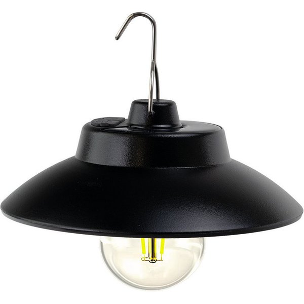 LUXULA LED Solarleuchte LUXULA LED Solar-Hängeleuchte 200 lm warmweiß schwarz, Warmweiß