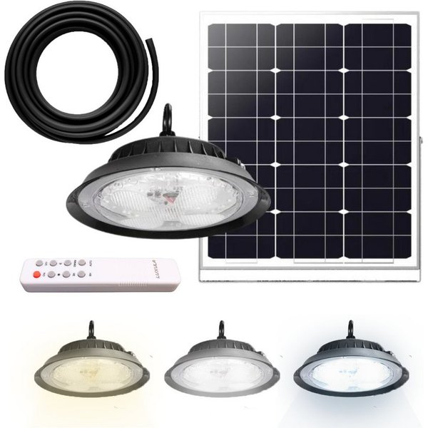 LUXULA LED Solarleuchte LUXULA LED Solar-Hängeleuchte 500 lm, Farbwechsler