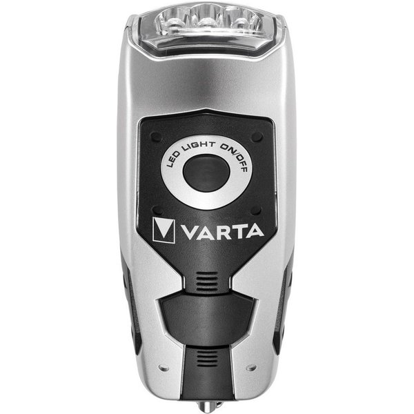 VARTA LED Taschenlampe Varta Taschenlampe LED Dynamo Light inkl. Akku mit Kurbel 17680