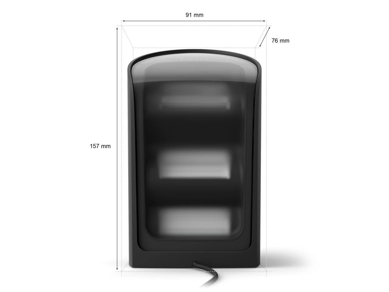 Philips Hue LED Tischleuchte Philips Hue Smarte LED-Leuchte Play Wallwasher Doppelpack schwarz, Farbsteuerung (RGB), Einstellbare Weißtöne (2000–6500 K), Dimmfu – Bild 4 von 5