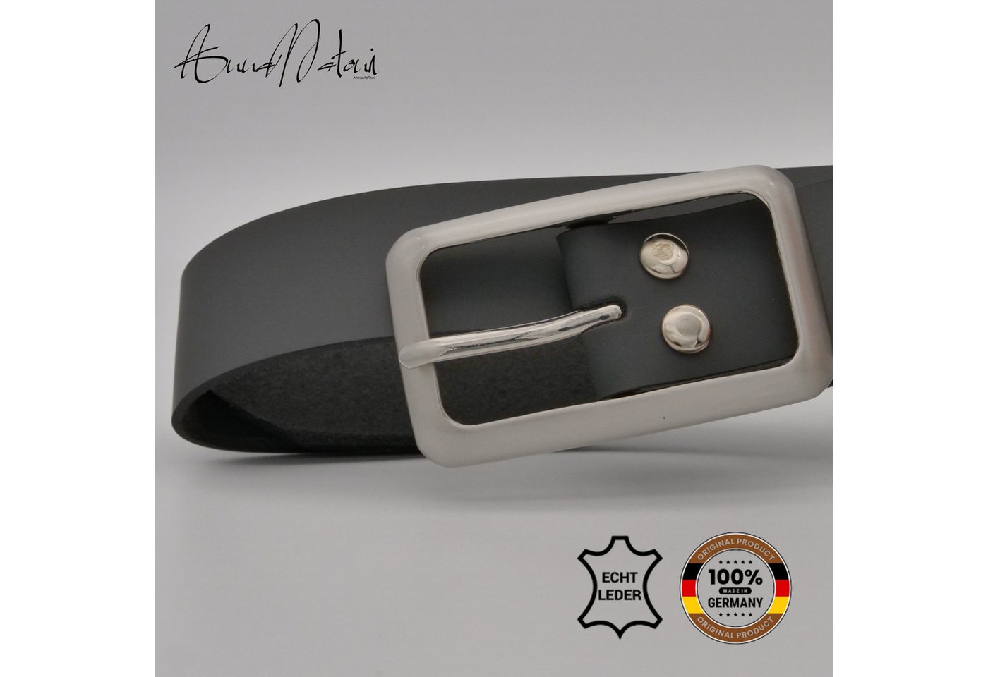 AnnaMatoni Ledergürtel AnnaMatoni Damen Ledergürtel Basic 3cm breit echt Leder Gürtel – Bild 3 von 4