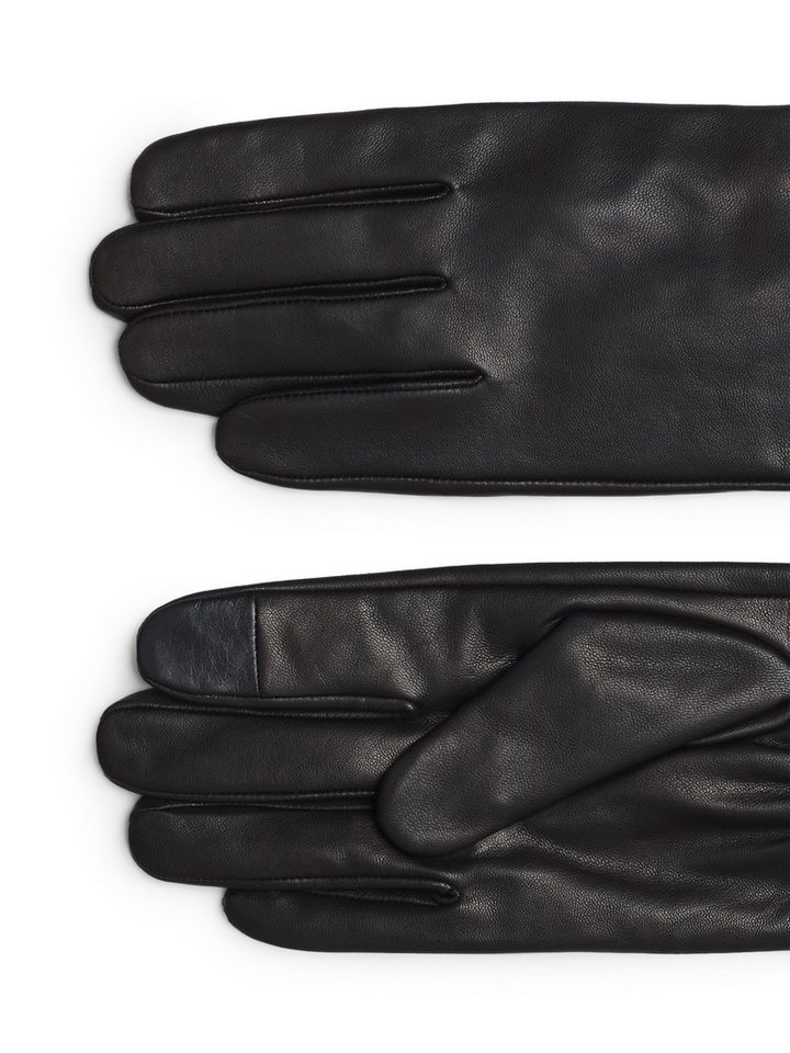 Tommy Hilfiger Lederhandschuhe ESSENTIAL FLAG LEATHER GLOVES mit Tommy Hilfiger Flagge – Bild 4 von 5