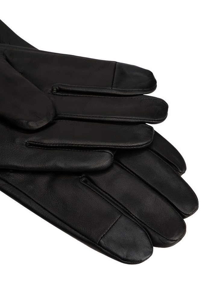 Tommy Hilfiger Lederhandschuhe ESSENTIAL FLAG LEATHER GLOVES mit Tommy Hilfiger Flagge – Bild 5 von 5