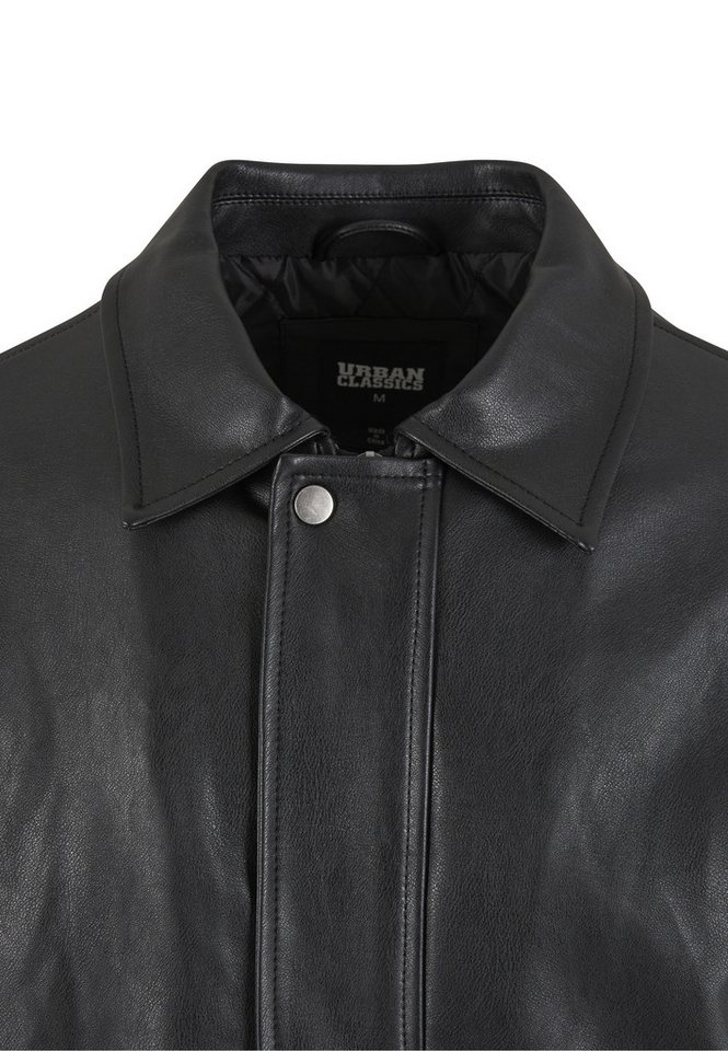 URBAN CLASSICS Ledermantel Urban Classics Synthetic Leather Blouson – Bild 3 von 5