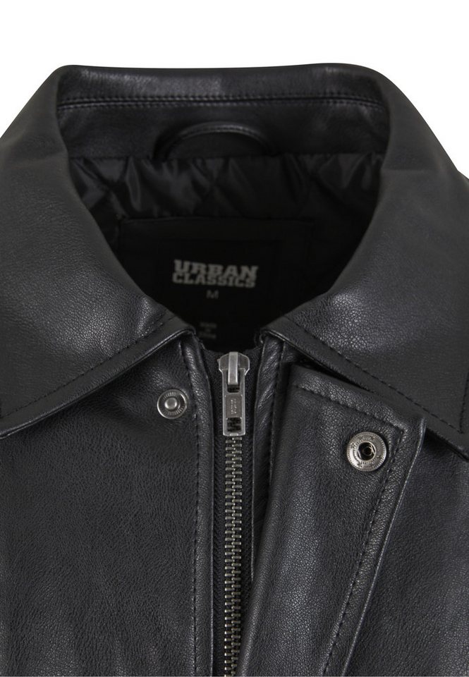 URBAN CLASSICS Ledermantel Urban Classics Synthetic Leather Blouson – Bild 5 von 5