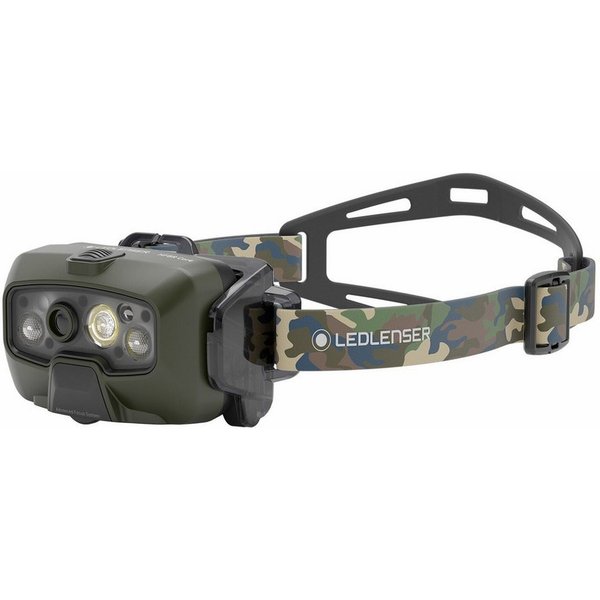 Ledlenser LED Stirnlampe HF8R Core RGB, 1600 Lumen, 210 m Leuchtweite, 194g, 90 Std Laufzeit, IP68, mit Akku