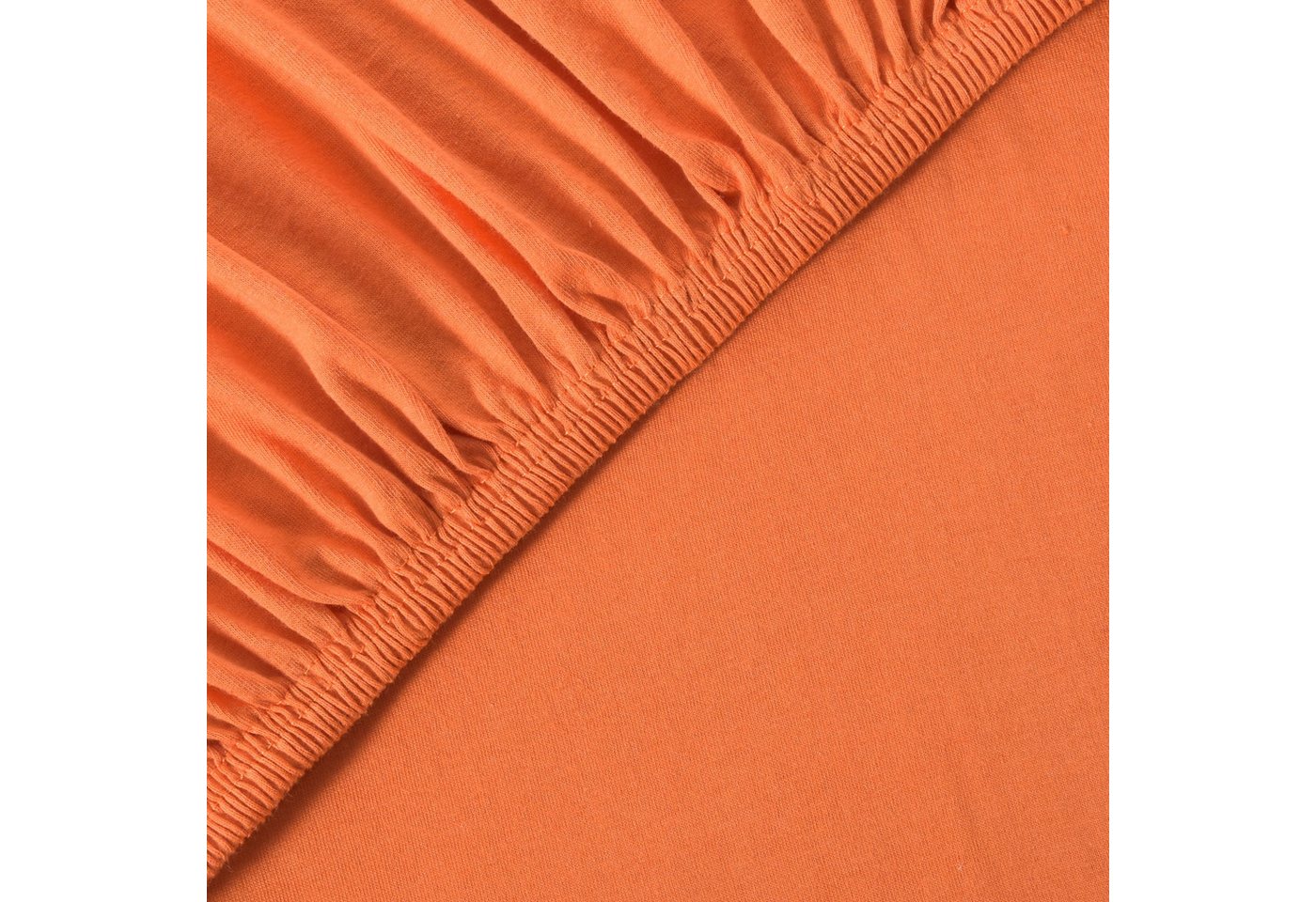 leevitex® Spannbettlaken verschiedene Größen, Stoffgewicht 170 g/m², 40 cm Steghöhe, Jersey, Gummizug: rundum, (1 Stück), verschiedene Farben, OEKO-TEX® STANDAR – Bild 2 von 5