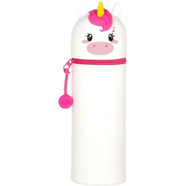 Legami Federmäppchen Federmäppchen Einhorn 2 in 1 aus weichem Silikon