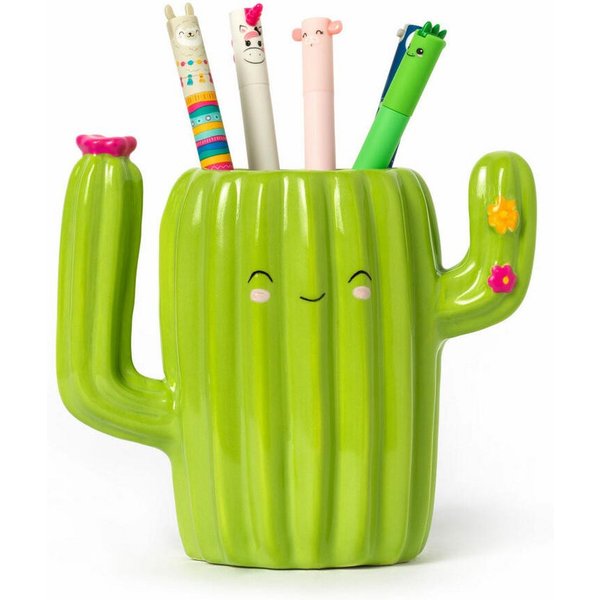 Legami Organizer Ceramic Pen Holder Desk Friends Cactus