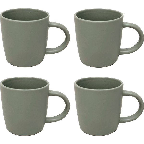 LeGer Home by Lena Gercke Becher Belli, 4-tlg., Steingut, Scandi Style, 4-teilig