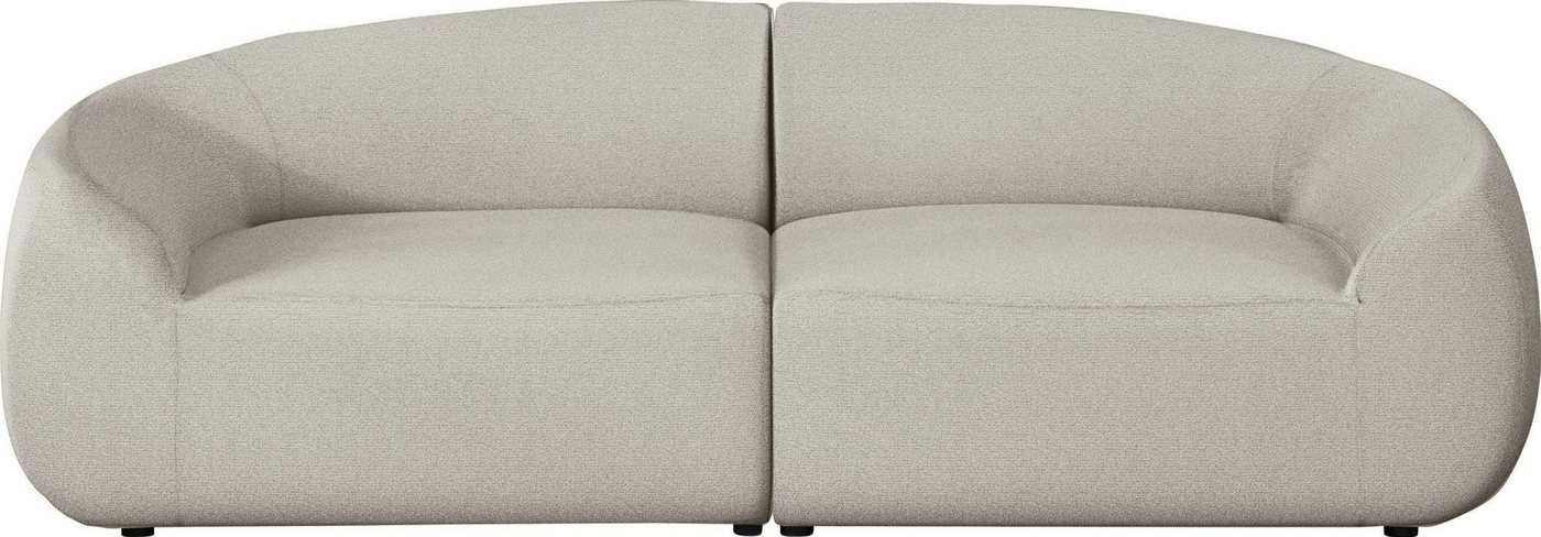 LeGer Home by Lena Gercke Big-Sofa YANI, Designersofa, organische Form, Maße B/T/H: 240/64/81 cm, mit Wellenunterfederung, auch in Bouclé, passend zur Serie – Bild 2 von 5