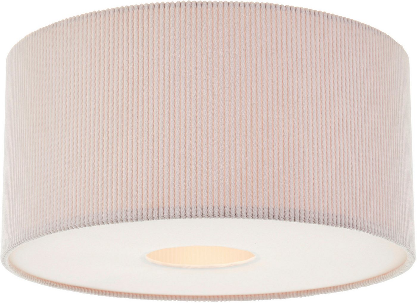 LeGer Home by Lena Gercke Deckenleuchte Kathleen, ohne Leuchtmittel, Cordstoff, Ø 45 cm, E27, beige – Bild 2 von 4