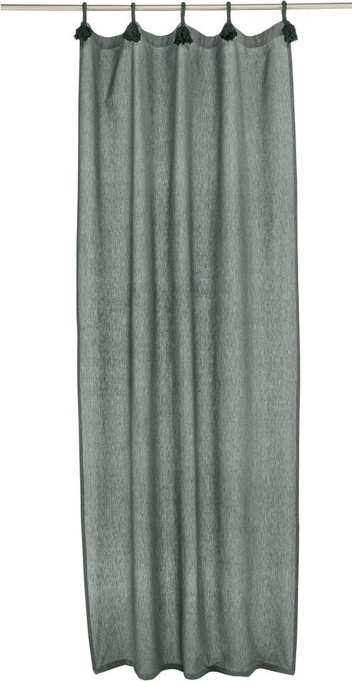LeGer Home by Lena Gercke Gardine Jada, 1 Stück, Blickdicht, Schlaufen (2 St), Schlaufen, blickdicht, Baumwolle, blickdicht, Bio-Baumwolle, gewebt, verschiedene – Bild 2 von 5