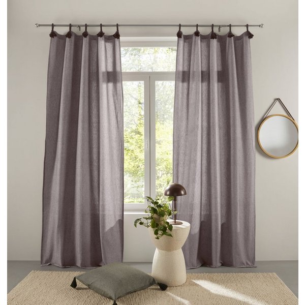 LeGer Home by Lena Gercke Gardine Jada, 1 Stück, Blickdicht, Schlaufen (2 St), Schlaufen, blickdicht, Baumwolle, blickdicht, Bio-Baumwolle, gewebt, verschiedene