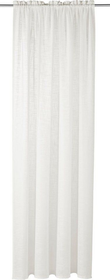 LeGer Home by Lena Gercke Gardine Marusha, Leinenoptik, halbtransparent, 1er & 2er Pack, Topseller! (2 St), Stangendurchzug, halbtransparent, Leinenoptik, grob  – Bild 2 von 5