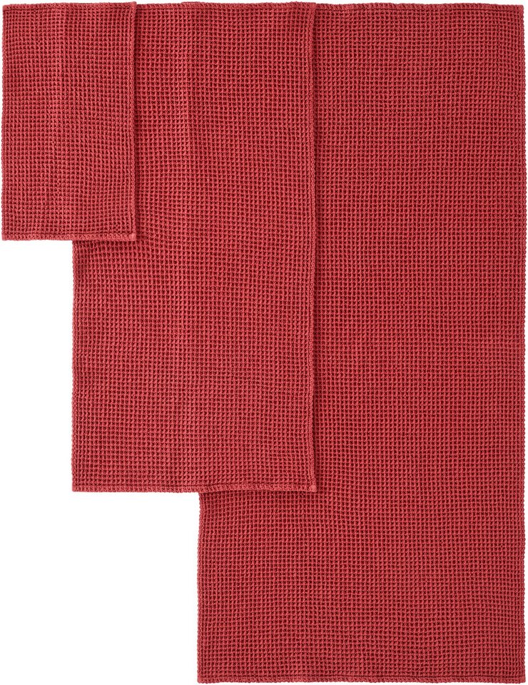 LeGer Home by Lena Gercke Handtuch Set Tabina, Duschtücher, Handtücher, Gästetücher, Premium 500 gr/m², Waffelpiqué (Set, 6-St), Premium Handtücher, 100% Baumwo – Bild 5 von 5
