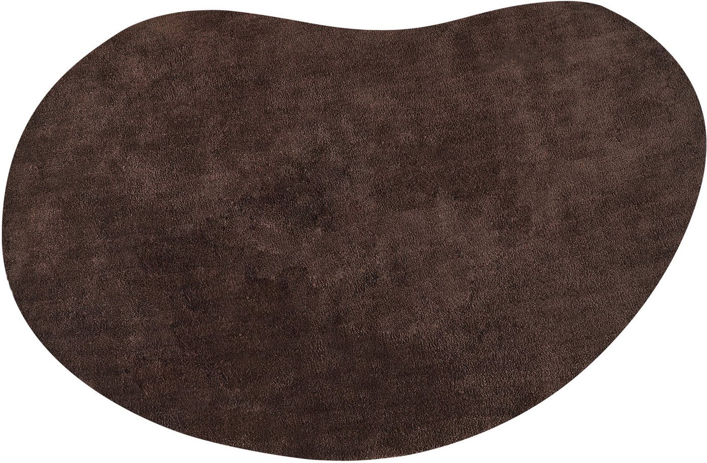 LeGer Home by Lena Gercke Hochflor-Teppich Halrum, einfarbig, besondere Form, modern, U-förmig, Höhe: 25 mm, organische Form, bean shape, kuschelig, Wohnzimmer, – Bild 4 von 5