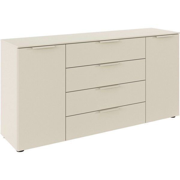 LeGer Home by Lena Gercke Kommode Kommode Sideboard Schubladenkommode SERINA eleganter Eyecatcher (inkl. SOFT-CLOSE-FUNKTION), mit 4 Schubkästen und 2 Türen sow
