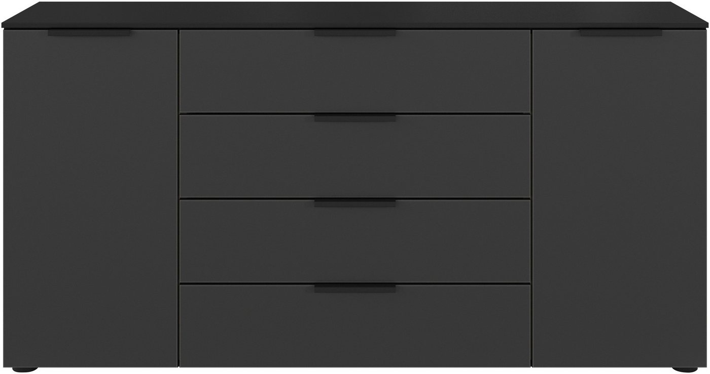 LeGer Home by Lena Gercke Kommode Kommode Sideboard Schubladenkommode SERINA eleganter Eyecatcher (inkl. SOFT-CLOSE-FUNKTION), mit 4 Schubkästen und 2 Türen sow – Bild 4 von 5