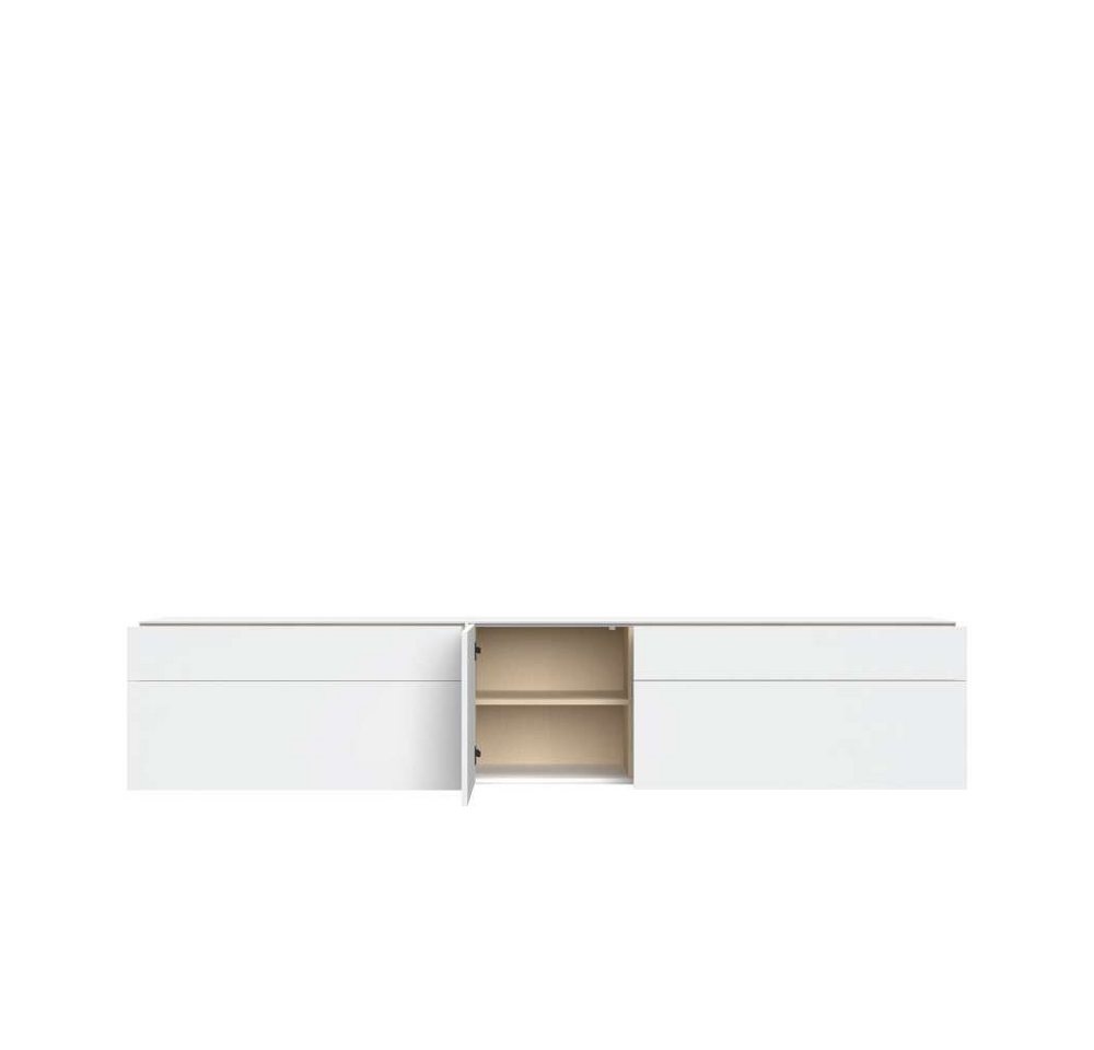 LeGer Home by Lena Gercke Lowboard Essentials, TV-Board, TV-Kommode, TV-Schrank, TV-Möbel (2 St), Breite: 277 cm, UV lackiert, Push-to-open-Funktion – Bild 4 von 5