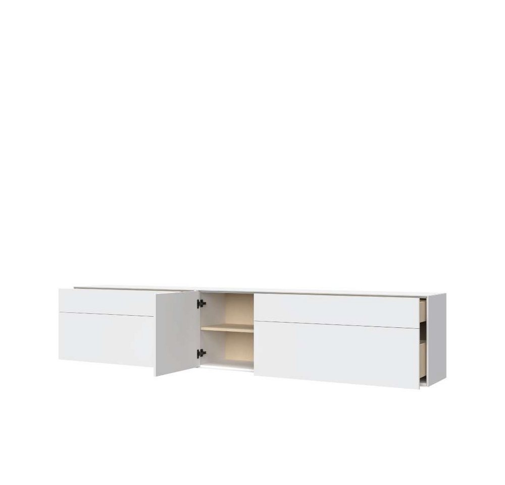 LeGer Home by Lena Gercke Lowboard Essentials, TV-Board, TV-Kommode, TV-Schrank, TV-Möbel (2 St), Breite: 277 cm, UV lackiert, Push-to-open-Funktion – Bild 5 von 5