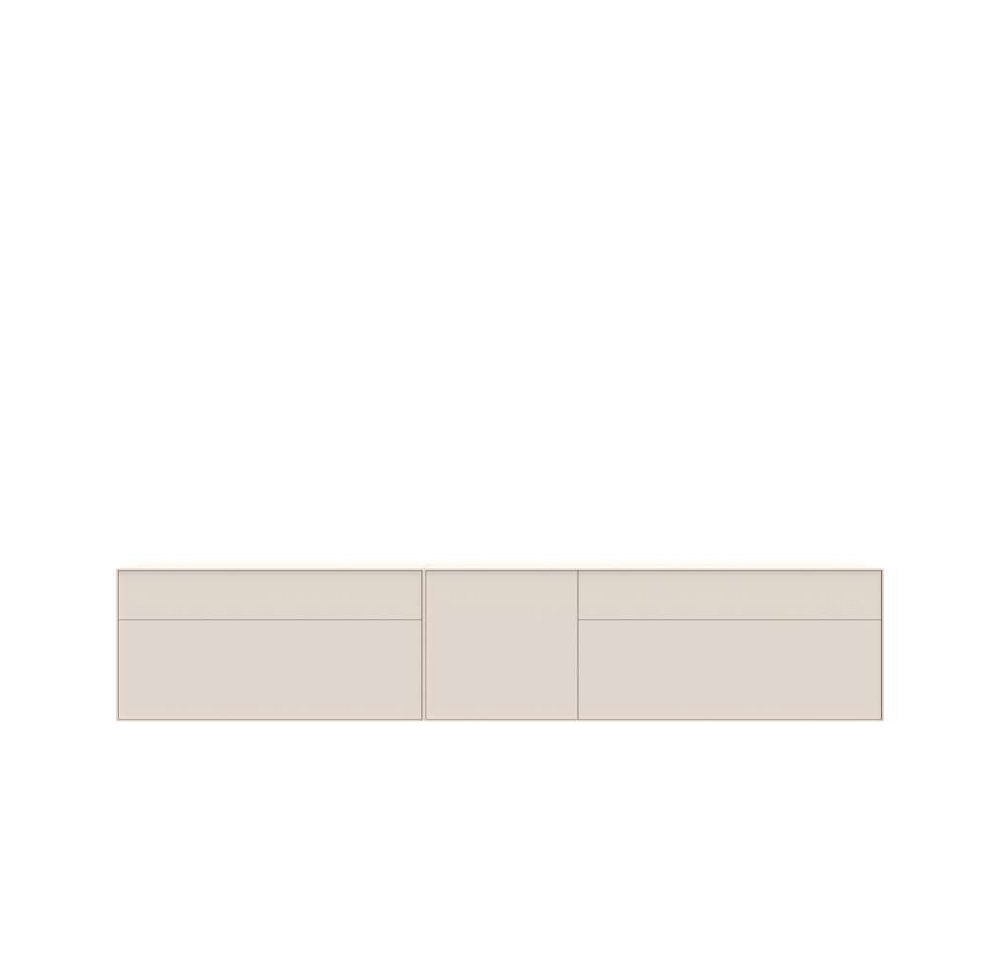 LeGer Home by Lena Gercke Lowboard Essentials, TV-Board, TV-Kommode, TV-Schrank, TV-Möbel (2 St), Breite: 277 cm, UV lackiert, Push-to-open-Funktion – Bild 3 von 5
