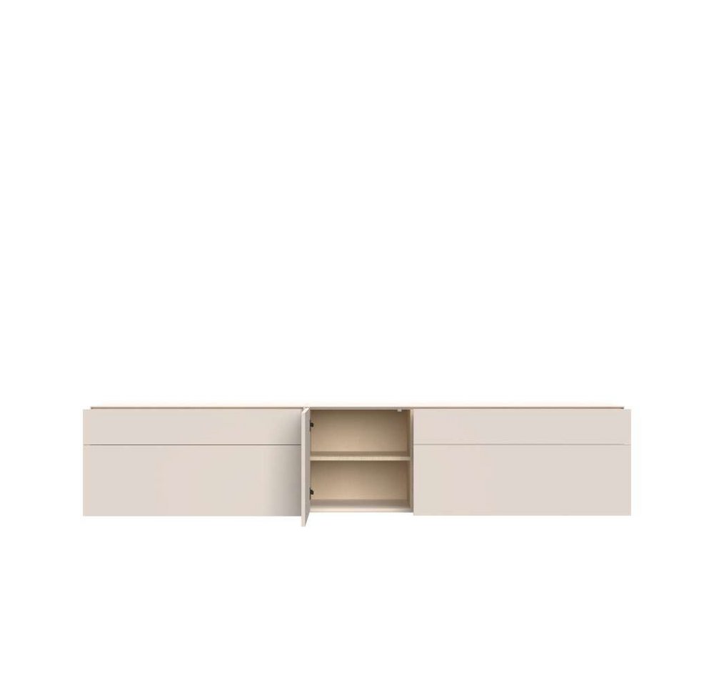 LeGer Home by Lena Gercke Lowboard Essentials, TV-Board, TV-Kommode, TV-Schrank, TV-Möbel (2 St), Breite: 277 cm, UV lackiert, Push-to-open-Funktion – Bild 4 von 5