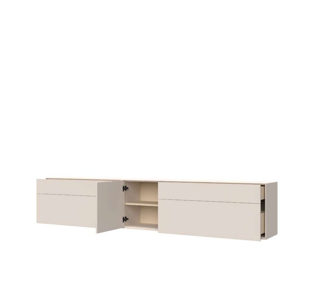 LeGer Home by Lena Gercke Lowboard Essentials, TV-Board, TV-Kommode, TV-Schrank, TV-Möbel (2 St), Breite: 277 cm, UV lackiert, Push-to-open-Funktion – Bild 5 von 5