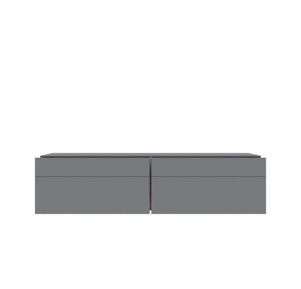 LeGer Home by Lena Gercke Lowboard Essentials, TV-Board, TV-Kommode, TV-Schrank, TV-Möbel (2 St), Breite: 222 cm, UV lackiert, Push-to-open-Funktion – Bild 4 von 5