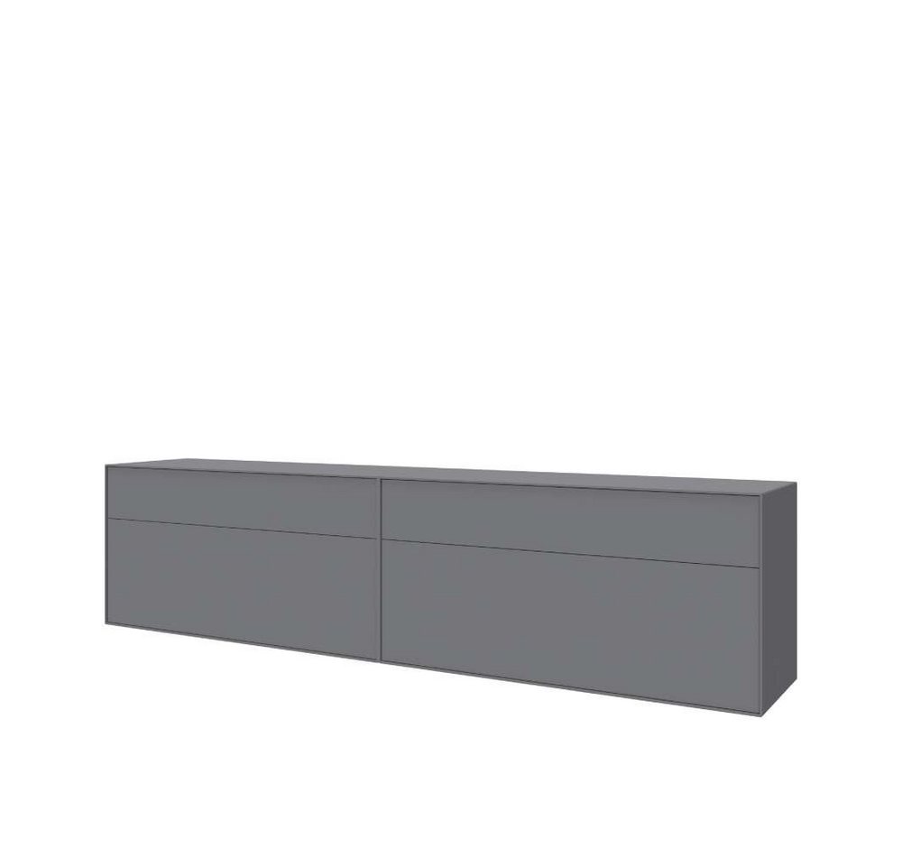 LeGer Home by Lena Gercke Lowboard Essentials, TV-Board, TV-Kommode, TV-Schrank, TV-Möbel (2 St), Breite: 222 cm, UV lackiert, Push-to-open-Funktion – Bild 5 von 5
