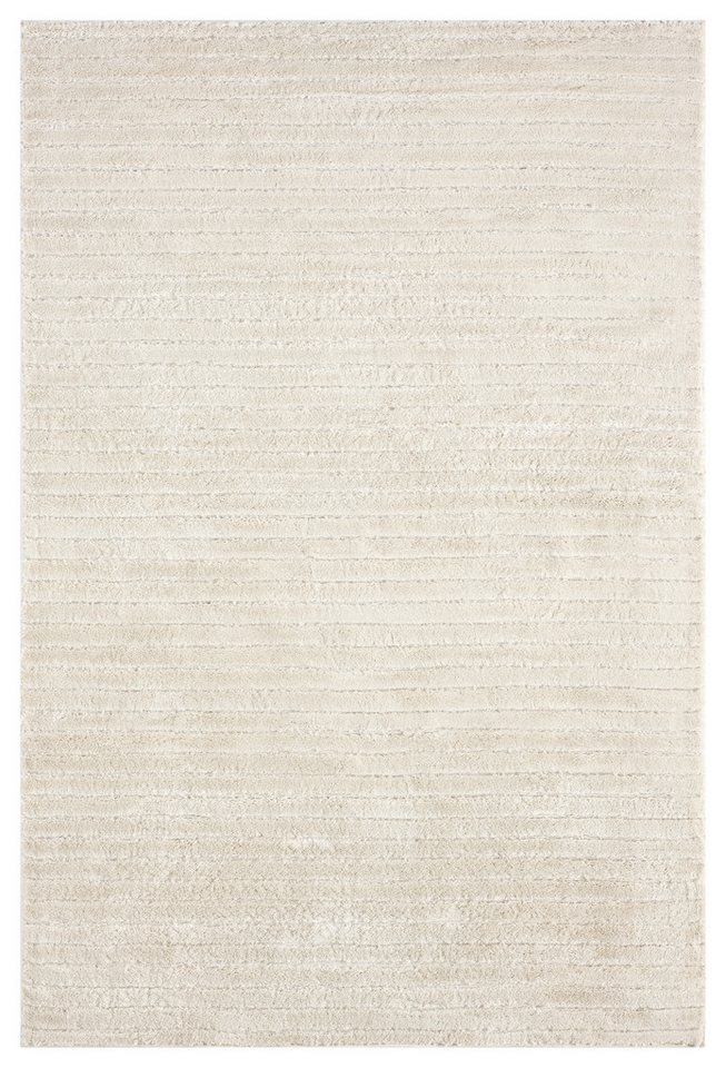 LeGer Home by Lena Gercke Teppich Selma, rechteckig, Höhe: 19 mm, Hoch-Tief-Struktur, Streifen Design, weich, Wohnzimmer, Schlafzimmer – Bild 4 von 5