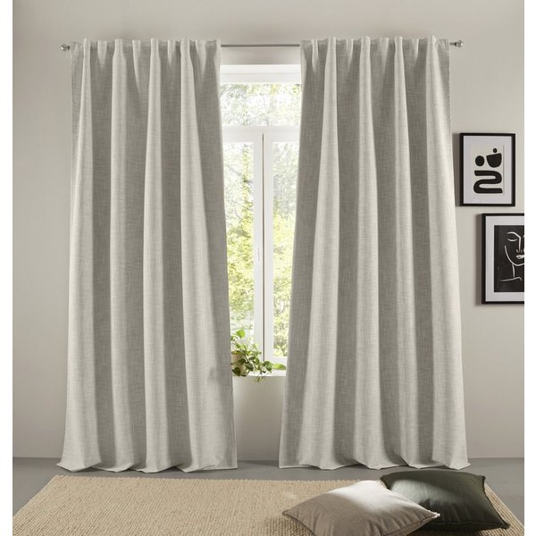 LeGer Home by Lena Gercke Verdunkelungsvorhang Marusha, 100% verdunkelnd, robuste Haptik, Thermo (1 St), Multifunktionsband, verdunkelnd, Polyester, Verdunkelnd