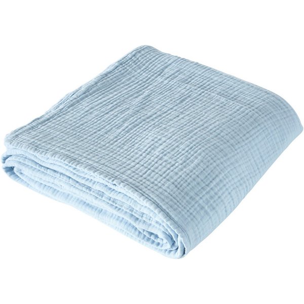 Wohndecke HEVIN, Musselin, 100% Baumwolle, Topseller!, LeGer Home by Lena Gercke, Tagesdecke im Baumwoll-Crinkle-Effekt, Musselin, Kuscheldecke