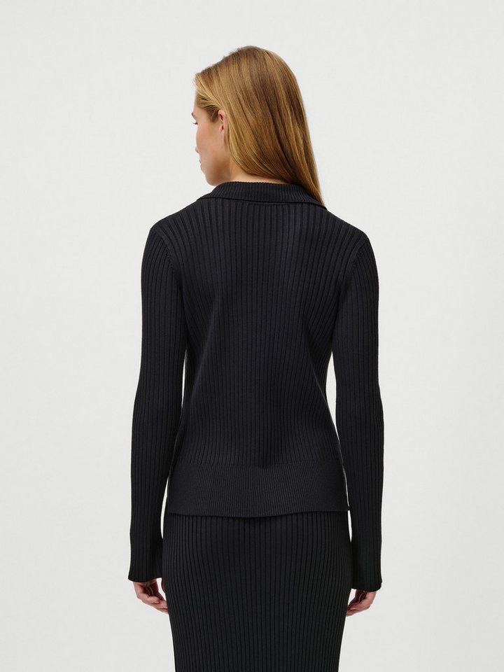 LeGer Polokragenpullover Charlotte, LeGer by Lena Gercke Polokragen mit V-Ausschnitt, Rippstrick – Bild 2 von 4