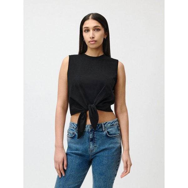 LeGer Shirttop Tabea, LeGer by Lena Gercke mit Knoten-Details vorne, normale Passform