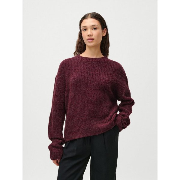 LeGer Strickpullover Florina, LeGer by Lena Gercke überschnittene Schultern, lockere Form, Rundhals