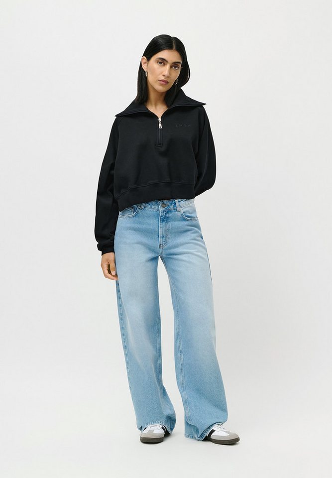 LeGer Sweatshirt Meret, LeGer by Lena Gercke cropped, mit Stehkragen – Bild 5 von 5