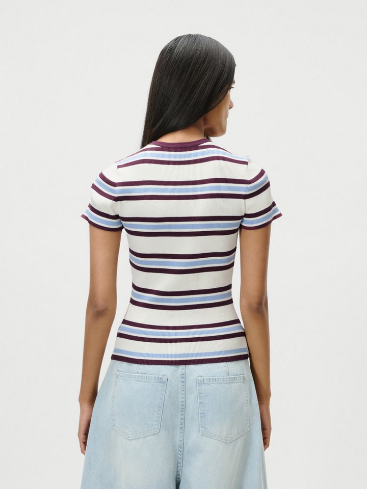 LeGer T-Shirt Danielle, LeGer by Lena Gercke schmale Passform, mehrfarbig geringelt – Bild 3 von 5